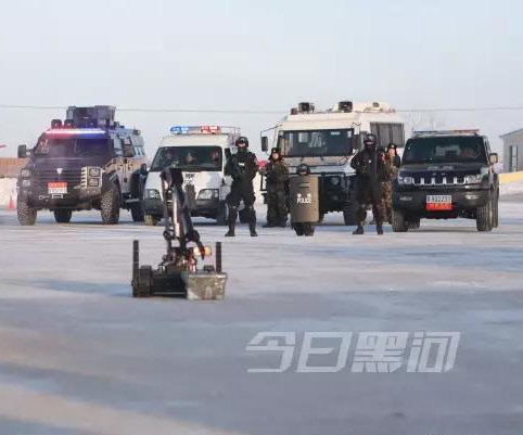 黑河反恐防爆實戰！看凌天排爆機器人如何在零下25°迅速出擊。
